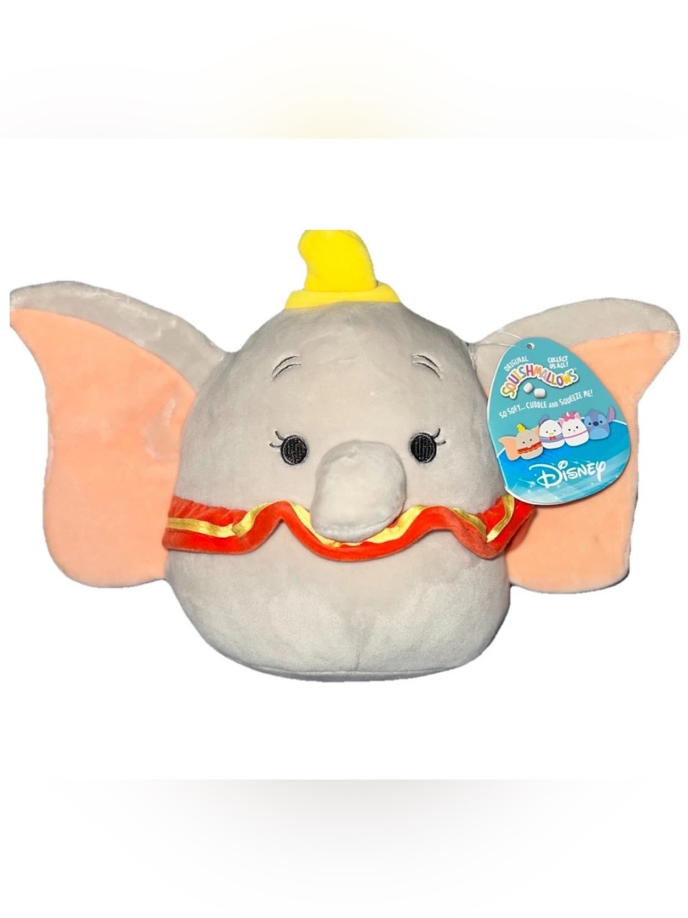 NWT Disney Squishmallow Dumbo 5” Mini Plush Kellytoy